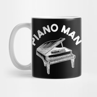 Baby Grand Piano Man Teacher Student Pianist Gifts Mug